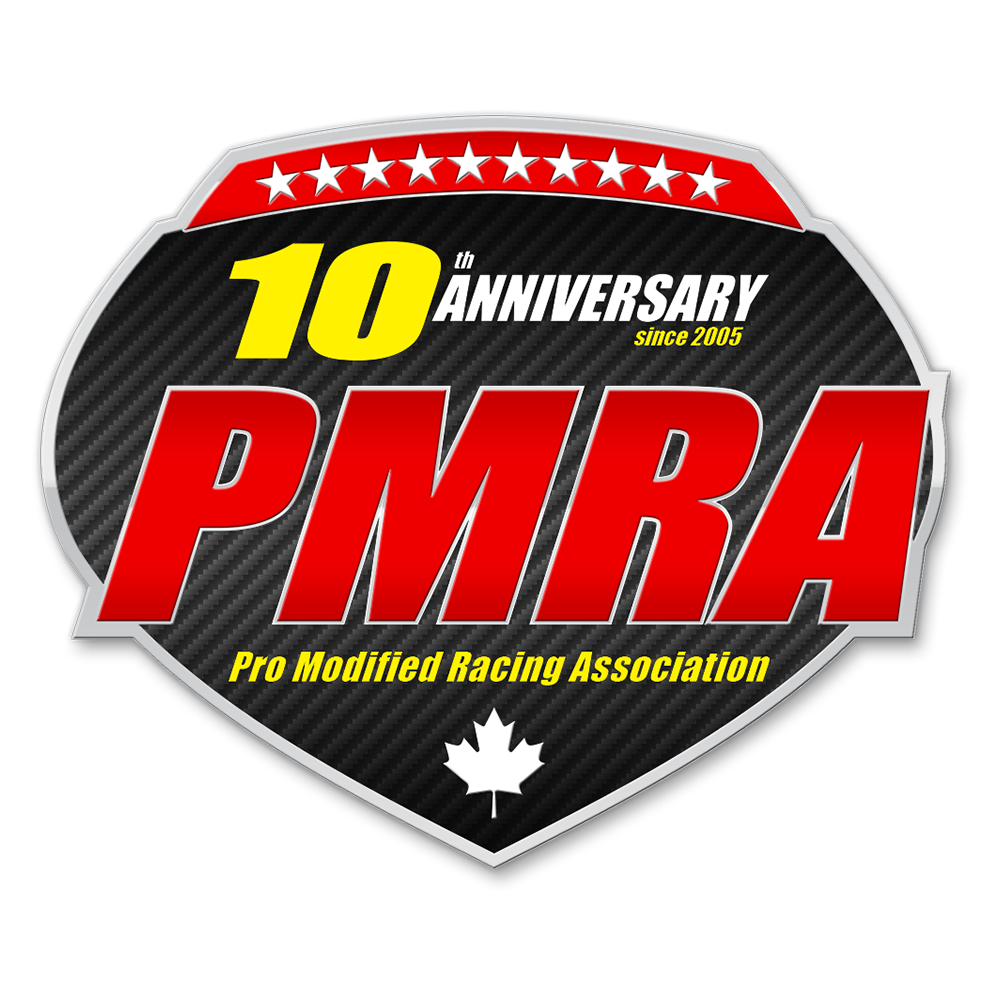 Pro Modified Racing Association 10th anniversary logo